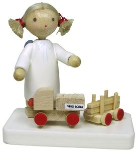 Flade Engel mit VERO-SCOLA-Spielzeug  (Flade 6110.5) Engel mit VERO-SCOLA-Spielzeug
